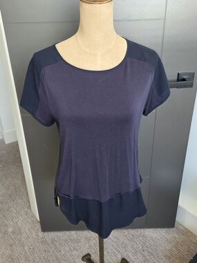 RW&CO. Navy Short Sleeve Layered Tee